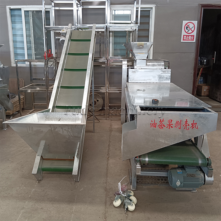 Large tea seed shelling machine